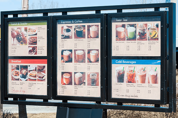 digital menu boards